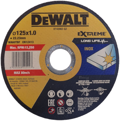 400px DeWalt DT43902 - kvality disku v bodech